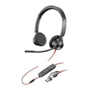 poly Blackwire 3325 Headset schwarz