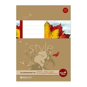 Ursus® Löschblattheft Lineatur ohne blanko DIN A4 ohne Rand, 10 Blatt, 1 St.