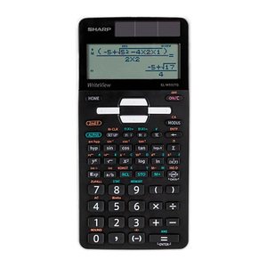 SHARP EL-W550TG Wissenschaftlicher Taschenrechner schwarz/grau