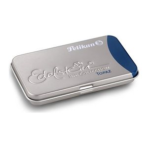 Pelikan Tintenpatronen für Füller Edelstein® Ink topaz, 6 St.