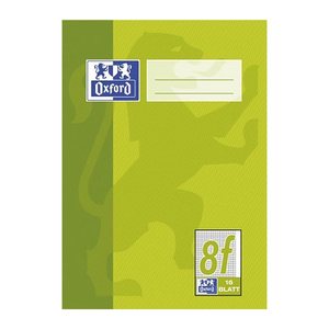 OXFORD Schulheft Lineatur 8f rautiert DIN A5 Außenrand, 16 Blatt, 1 St.