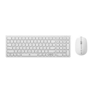 Alogic Tastatur mit Maus Wireless USB-C weiß