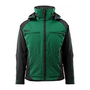 MASCOT® Herren Softshelljacke "DARMSTADT" Unique grün, schwarz Größe L