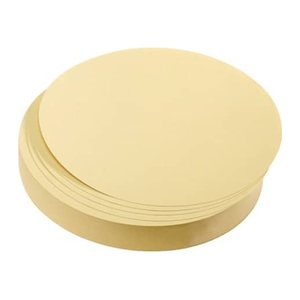 FRANKEN Moderationskarten gelb Ø 19,5 cm, 500 St.