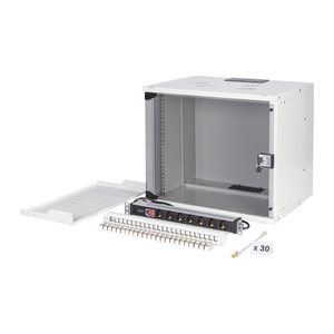 DIGITUS Netzwerk-Set 483 mm (19") - 9HE, 540x400 mm (BxT) we