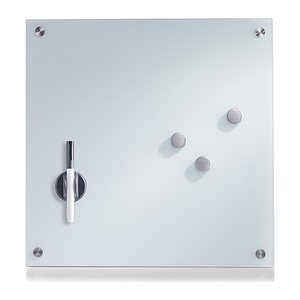 Zeller Glas-Magnettafel 40,0 x 40,0 cm weiß