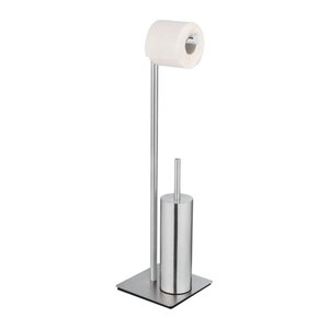 WENKO WC-Garnitur Recco silber Metall, 1 St.