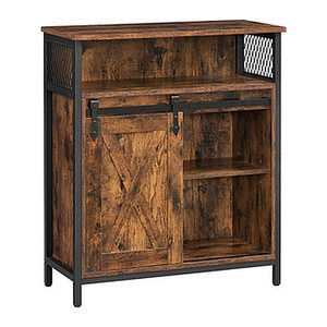 VASAGLE Sideboard, LSC089B01V1 braun 70,0 x 30,0 x 80,0 cm, 1 St.