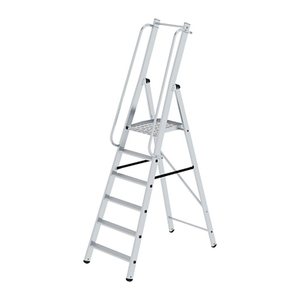 MUNK Podestleiter 51096 silber 6 Stufen, H: 241,0 cm