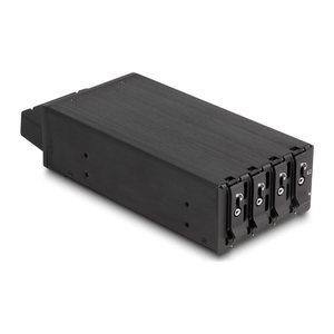 DELOCK Slim Bay Wechselrahmen für 4 x M.2 NVMe SSD SFF-8654