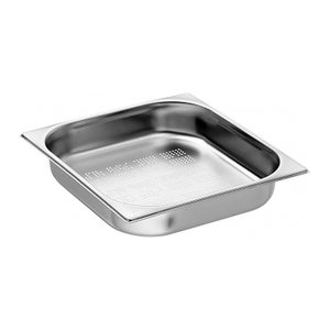 Bartscher GN-Behälter Top Line 2/3 perforiert silber 5,5 l, 1 St.