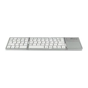 MediaRange MROS133 Tastatur kabellos silber
