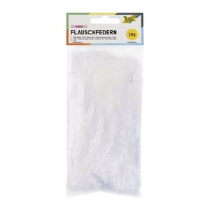 folia Federn mehrfarbig Flauschfedern MIX BUNT 100 g, 1 Pack