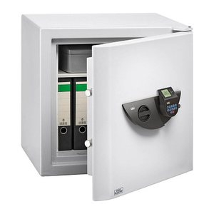 BURG WÄCHTER Tresor WS Office-Doku 821 E FP Sicherheitsstufe 2 nach EN 1143-1 mit Feuerschutz lichtgrau 64,1 x 55,5 x 62,6 cm