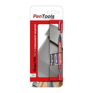 Pentel PenTool N75W-PRO3ABCEU Permanentmarker farbsortiert 0,3 - 1,2 mm, 3 St.