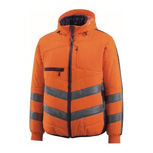 MASCOT® unisex Warnjacke Dartford  orange, schwarzblau Größe 4XL
