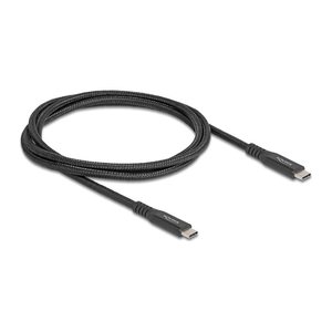 DeLOCK USB C Kabel 1,0 m schwarz, 1 St.