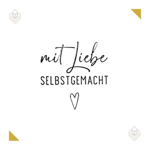 artoz Motivstempel Mit Liebe gemacht 4,0 x 6,0 cm, 1 St.