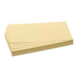 FRANKEN Moderationskarten gelb 9,5 x 20,5 cm, 500 Blatt