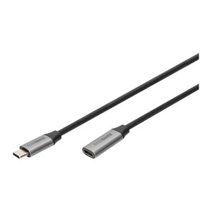 DIGITUS Verlängerungskabel USB3.0/C -> C St/St 1m schwarz