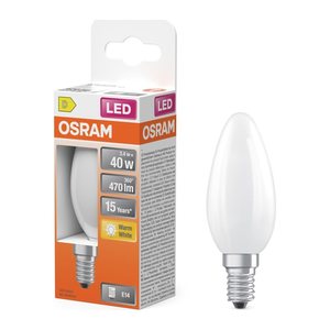 OSRAM LED-Lampe RETROFIT CLASSIC B 40 E14 4 W matt, 1 St.