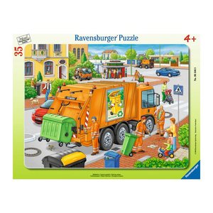 Ravensburger Müllabfuhr Puzzle, 35 Teile