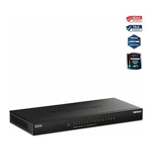 TRENDnet Switch 28-Port 24xSFP 4xSFP+ 10G Layer 2 Managed