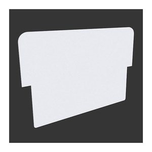 update displays Topschild für Plakatständer 46,2 x 0,4 x 42,0 cm