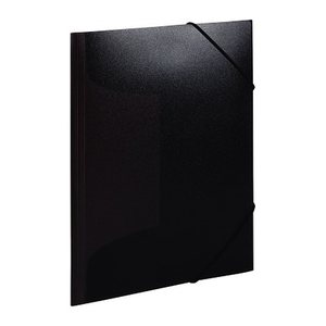 HERMA Sammelmappe A4 schwarz Polypropylen