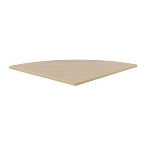 SODEMATUB Verbindungsplatte ahorn, dreieckig abgerundet 80,0 x 80,0 x 2,5 cm