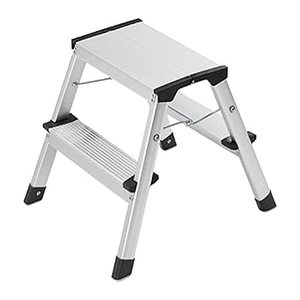 Hailo Klapptritt D60 StandardLine silber 2 Stufen, H: 40,0 cm