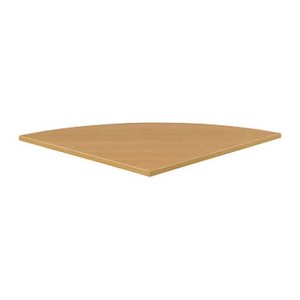 SODEMATUB Verbindungsplatte buche, dreieckig abgerundet 80,0 x 80,0 x 2,5 cm