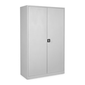 Stahlschrank – 1200 x 500 (5 OH) – Korpus in Lichtgrau (Türen Lichtgrau)