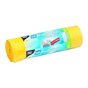 STARPAK Müllbeutel 60,0 l gelb 20,0 µm, 20 St.