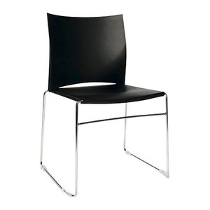 Topstar Besucherstühle W-Chair CH490-0 schwarz Kunststoff, 4 St.