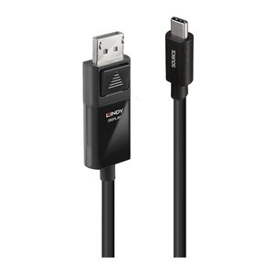 LINDY USB Typ C an Displayport 4K60 Adapterkabel mit HDR 1m