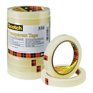 Scotch 550 Klebefilm transparent 15,0 mm x 66,0 m 10 Rollen