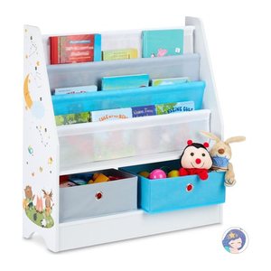 relaxdays Kinderregal mehrfarbig 71,0 x 23,0 x 74,0 cm, 1 St.