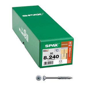 SPAX® Holzbauschrauben T40 Senkkopf WIROX 0191010802405 8 mm x 240 mm, 50 St.