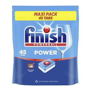 finish POWERBALL POWER Spülmaschinentabs, 45 St.