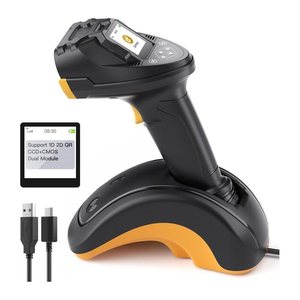 inateck Barcodescanner Pro 8 Black Wireless 1D 2D mit Dock