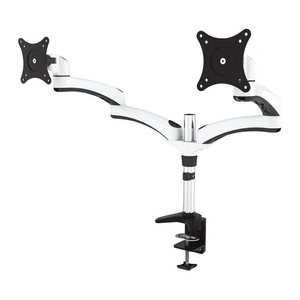 JENIMAGE Monitor-Halterung 230 TK JI-ME230TK weiß, schwarz für 2 Monitore, Tischklemme