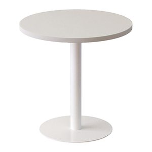 meet powered by PAPERFLOW Beistelltisch rund Spanplatte weiß 60,0 x 60,0 x 60,0 cm, 1 St.