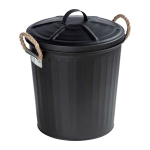 WENKO Gara Kosmetikeimer 6,0 l schwarz, 1 St.