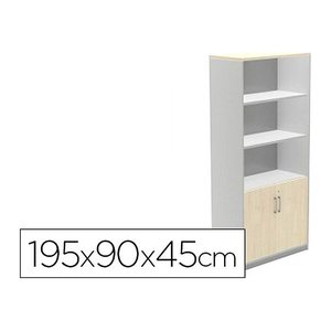 rocada Regalschrank, 1103AW04 weiß 90,0 x 45,0 x 195,0 cm, 1 St.