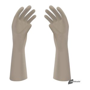 Meditrade® unisex OP-Handschuhe Neopretex® braun Größe 7,5, 50 Paar