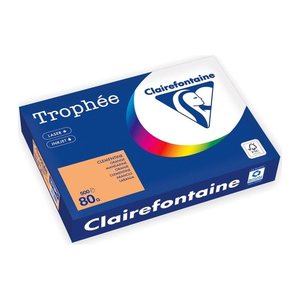 Clairefontaine Kopierpapier Trophée mandarin DIN A4 80 g/qm 500 Blatt