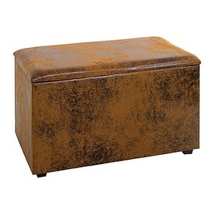 HAKU Möbel Sitztruhe 25873 vintage-braun Holz 65,0 cm