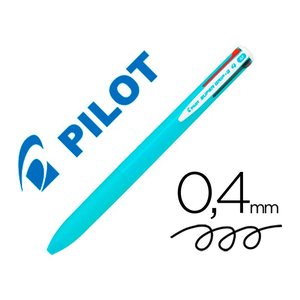 PILOT 4-Farben-Kugelschreiber Super Grip-G4 transparent, Schreibfarbe: schwarz, blau, rot, grün, 1 St.