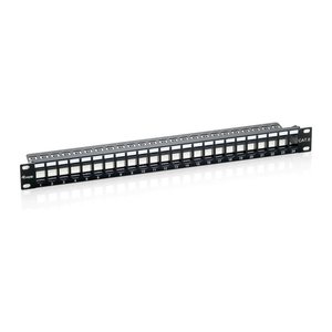 Equip 19" Patchpanel 24xKeystones UTP 1U LSA/110 RAL9005